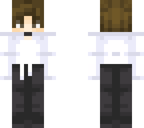 boy with white hoodie