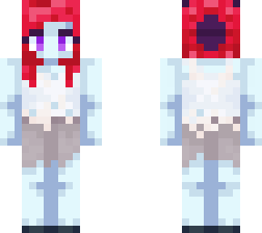 icesprite666 desert island skin but with more hair