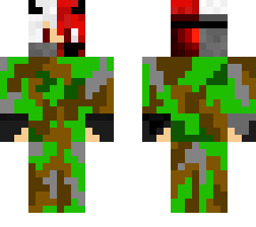 military camo green