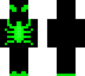 neon green spider-man