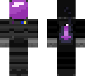 black and purple astronaut in the ocean