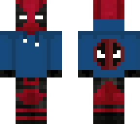 deadpool with hoodie