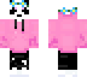 flower crown panda
