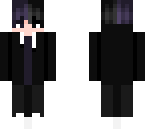 purple and black boy