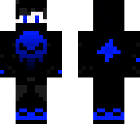 cool blue and black
