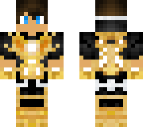 gold - twisted rainbow armor eman