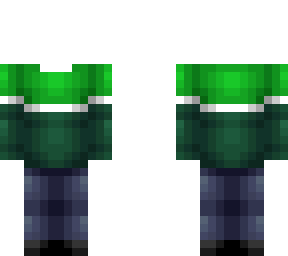 green christmas sweater outfit base