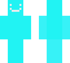 light blue character with smily face :)