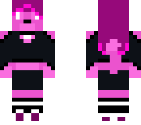 mia the pink wolf! (with tail)