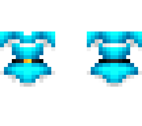ob - light blue dress w/ cape & belt
