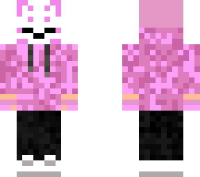 pink kitsune mask