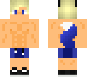 swimsuit blonde wolf guy~