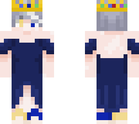**dress** with **crown**