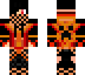 fire color masked emo gamer