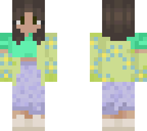 green purple sweater