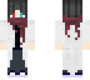 lab coat scarf