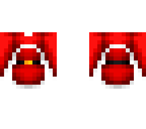ob - long red cape w/ dress & belt