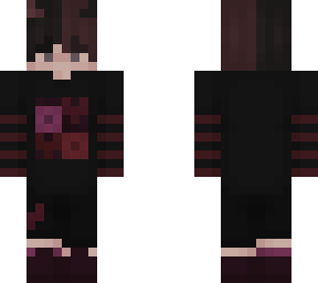 red and black