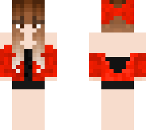 updated red dress girl
