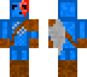 warrior blue slime boy