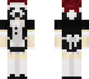 [not oc] ghostface in maid dress with christmas hat