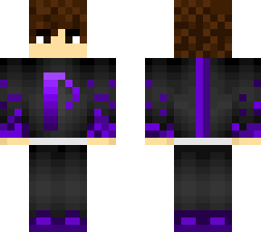 black and dark purple guy