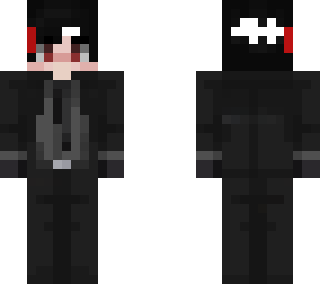 oni boy in a black suit