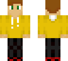 yellow hoodie