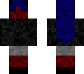 a female goth demon tried to find the best color for the shorts
