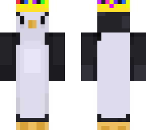 penguin with crown