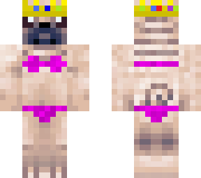 pug in bikini