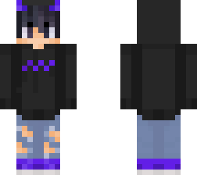 purple hoodie