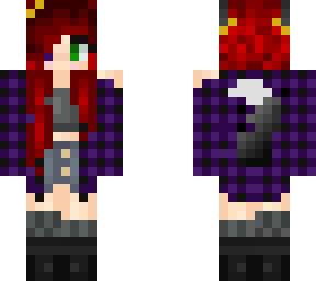 red hair fox girl