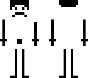 sad stickhuman whithout a body