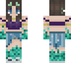 teal merling skin