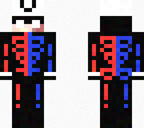 blue n black skelton