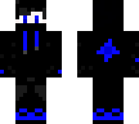 cool blue black
