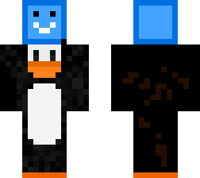 penguin with ice
