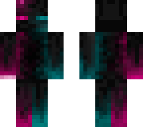 pink and blue enderman