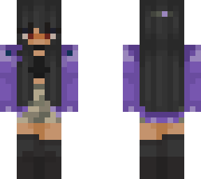 purple coat