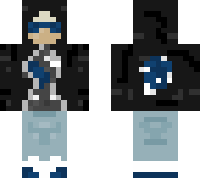 blue matching boy