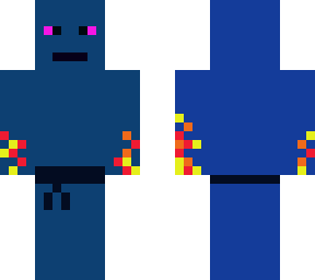 blue sumo dude