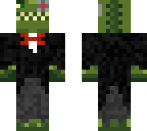 cyborg crocodile with suit