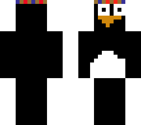penguin with crown