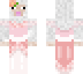 sheep in  pink dress