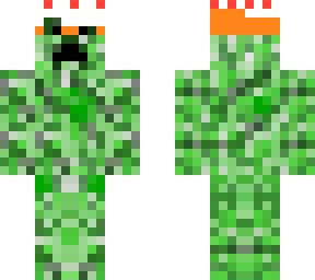 creeper con pastel