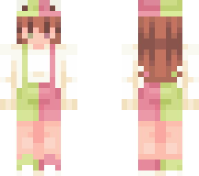 pink and green collab <3
