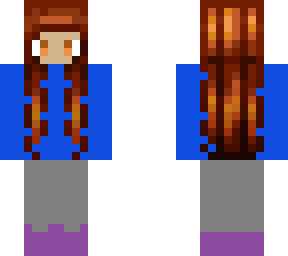 sahasra ( my friend) wanted me to make her as a minecraft skin