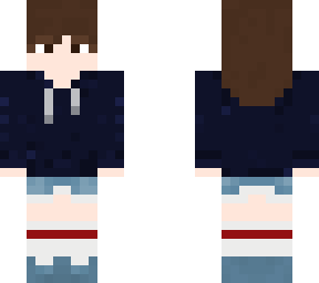 brown hair hoodie