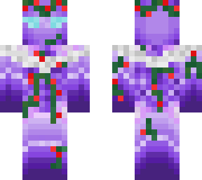 christmas amethyst golem